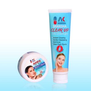 SHANSHA Clear Up Facewash + AKIFA Beauty Cream